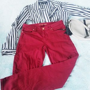 Michael Kors Cherry Red Jeans